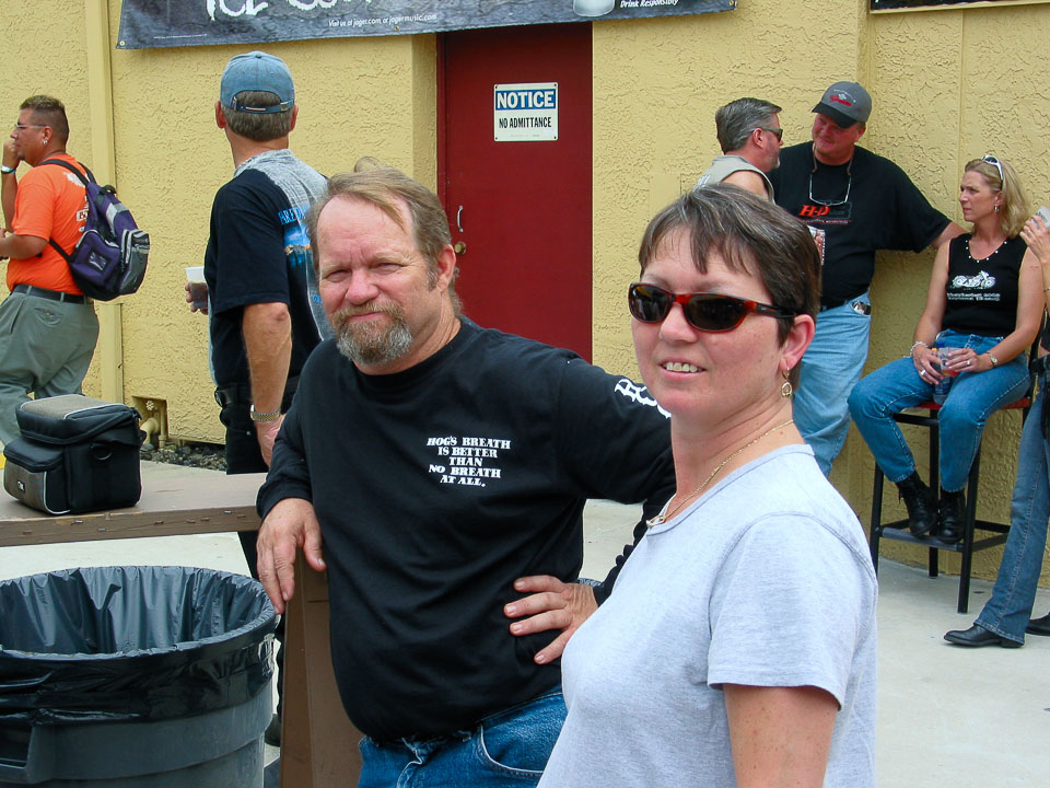 Harry and Janis at Dirty Harry's